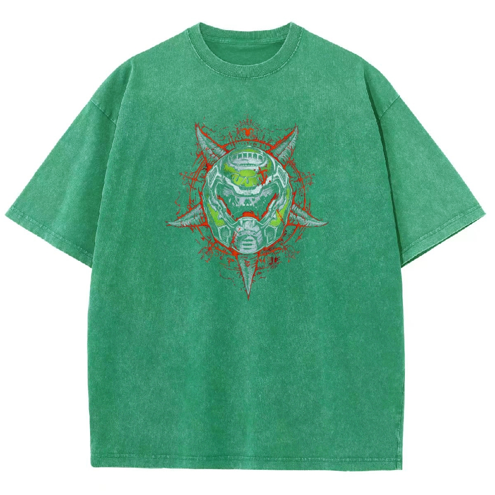 DOOM Unisex Fit Washed T-Shirt 2603017014