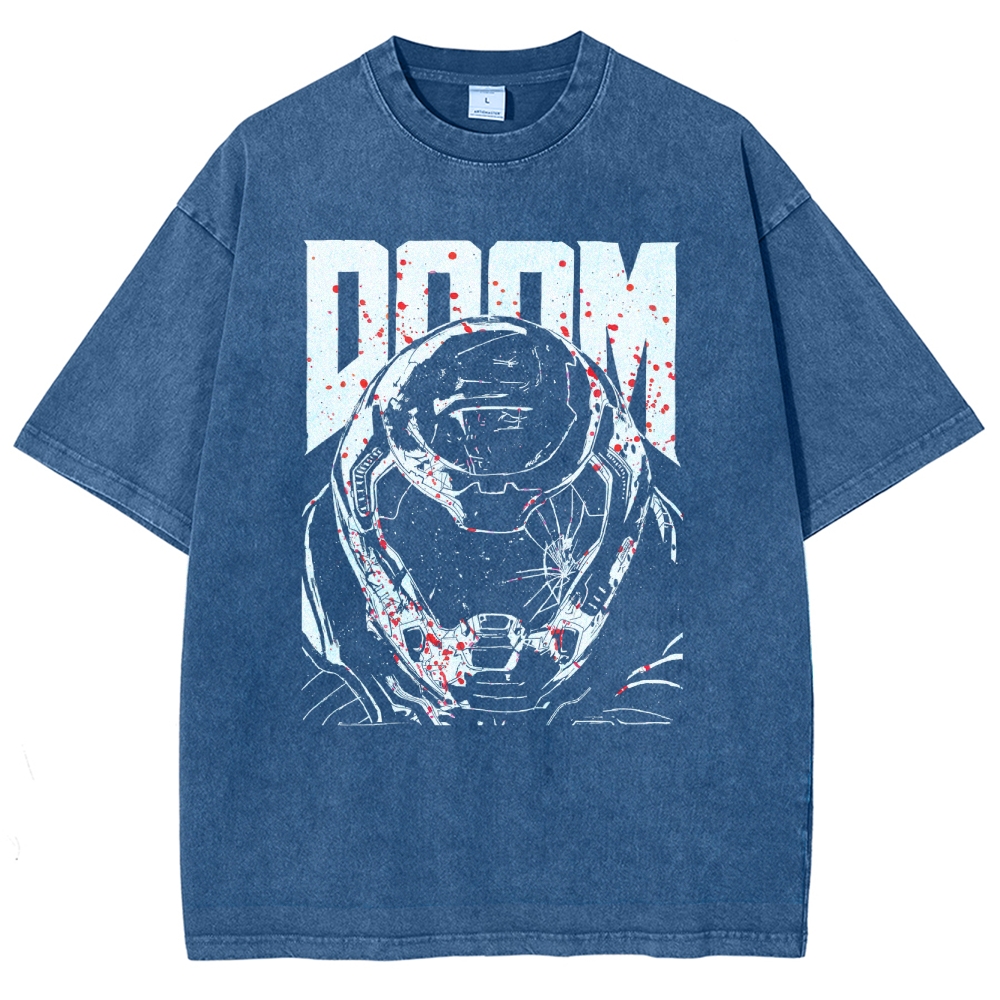 DOOM Unisex Fit Washed T-Shirt 2603017129