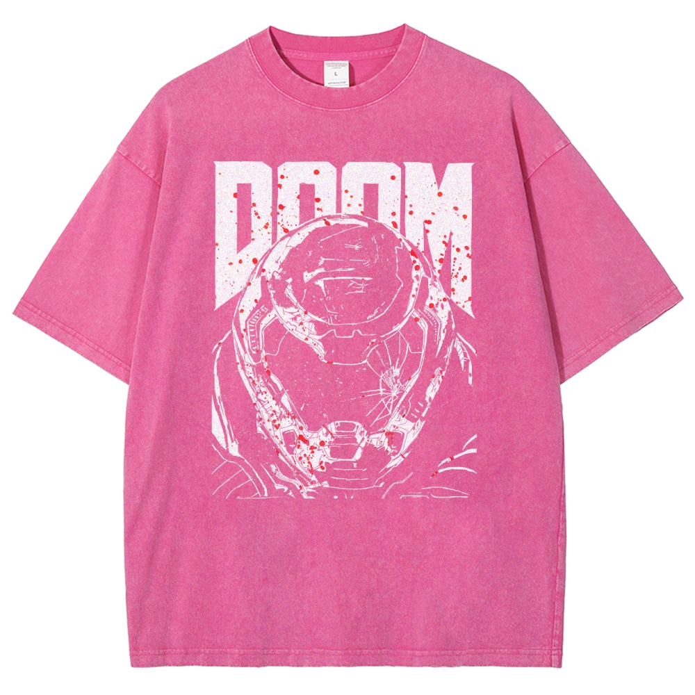 DOOM Unisex Fit Washed T-Shirt 2603017129