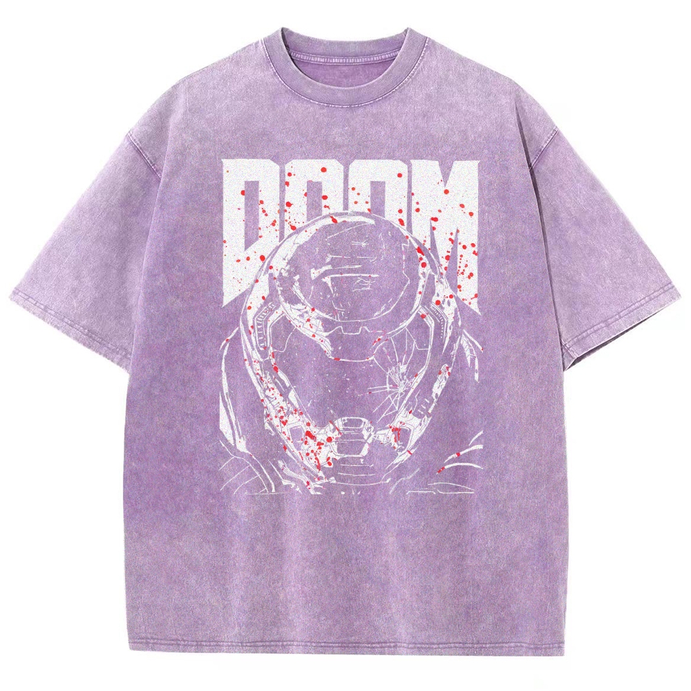 DOOM Unisex Fit Washed T-Shirt 2603017129