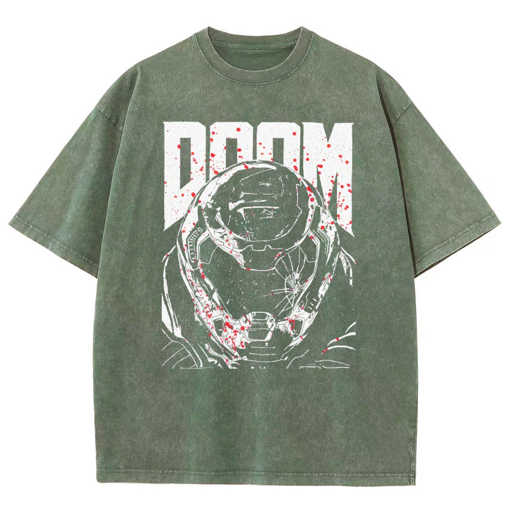 DOOM Unisex Fit Washed T-Shirt 2603017129