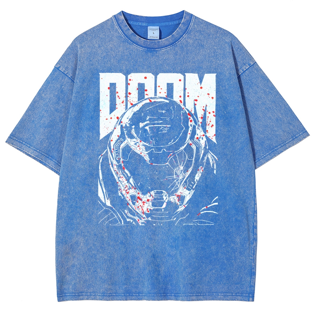 DOOM Unisex Fit Washed T-Shirt 2603017129