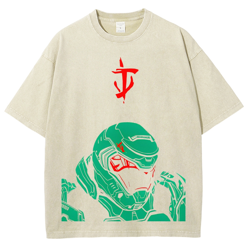 DOOM Unisex Fit Washed T-Shirt 2603017146