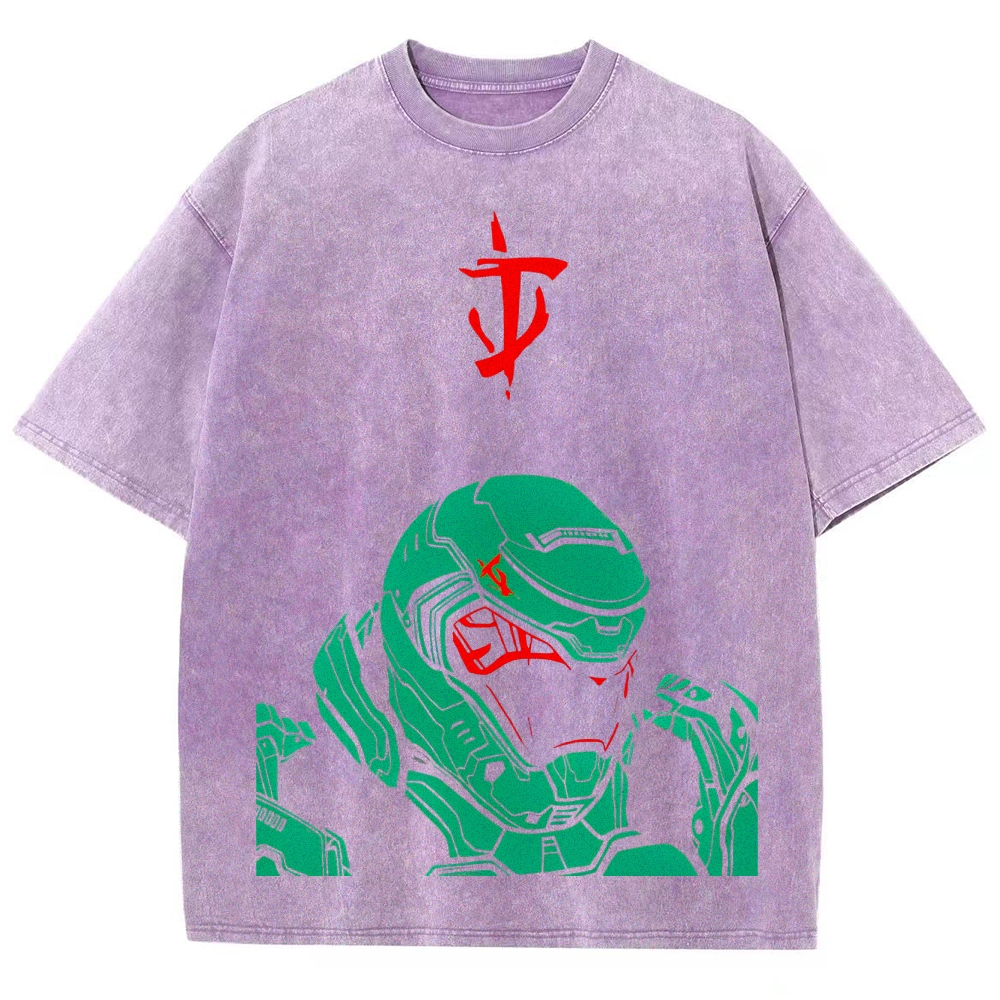 DOOM Unisex Fit Washed T-Shirt 2603017146