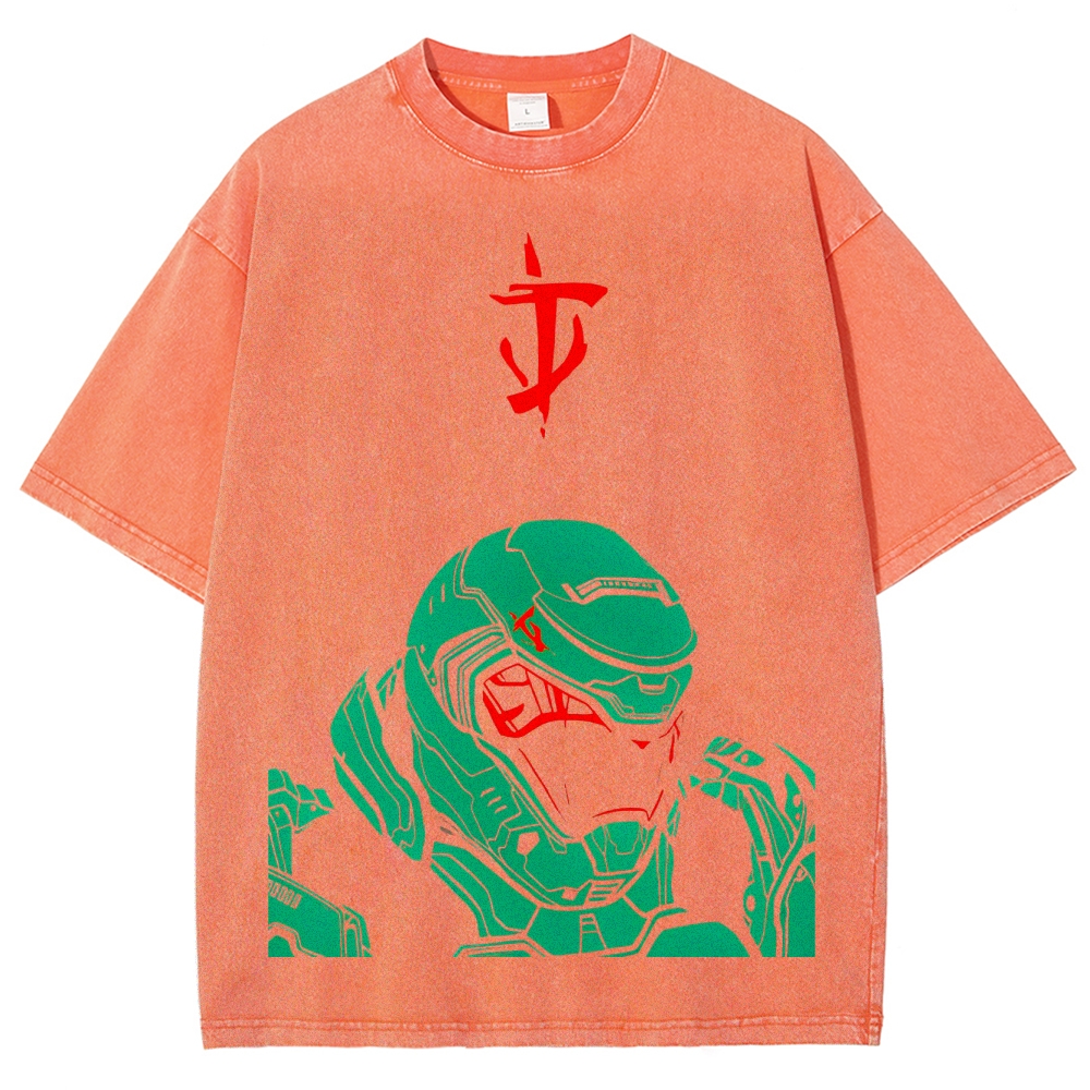 DOOM Unisex Fit Washed T-Shirt 2603017146