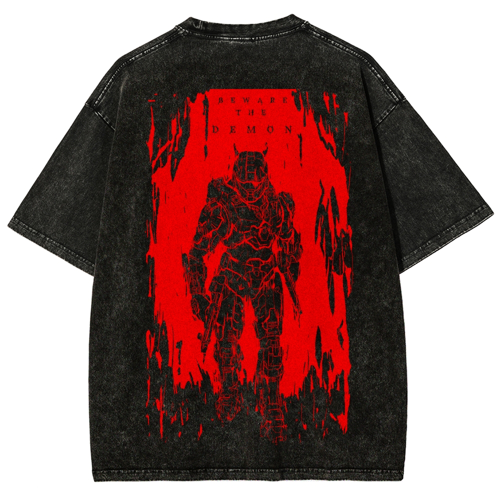 DOOM Unisex Fit Washed T-Shirt 2603017153