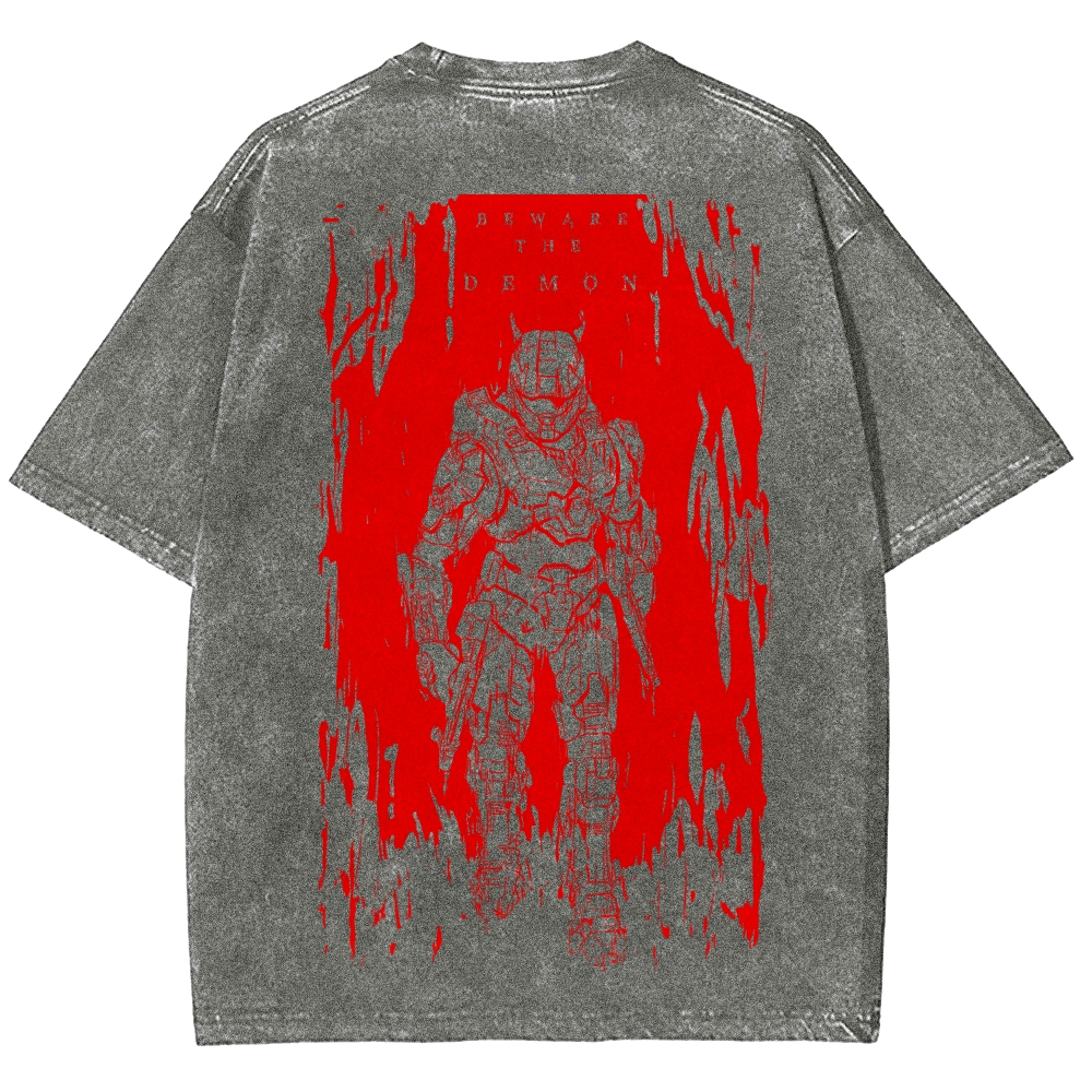 DOOM Unisex Fit Washed T-Shirt 2603017153