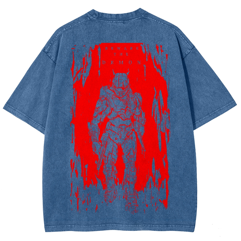 DOOM Unisex Fit Washed T-Shirt 2603017153