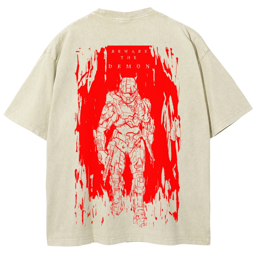 DOOM Unisex Fit Washed T-Shirt 2603017153