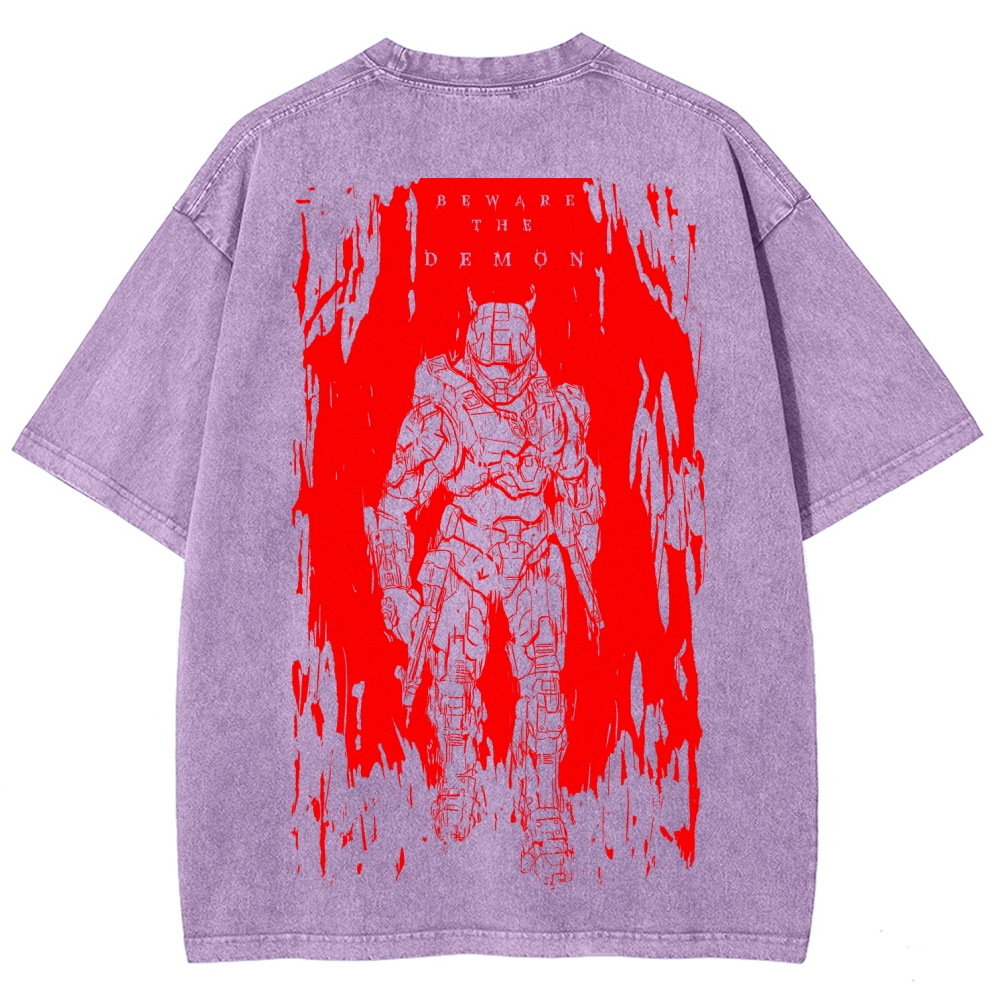 DOOM Unisex Fit Washed T-Shirt 2603017153