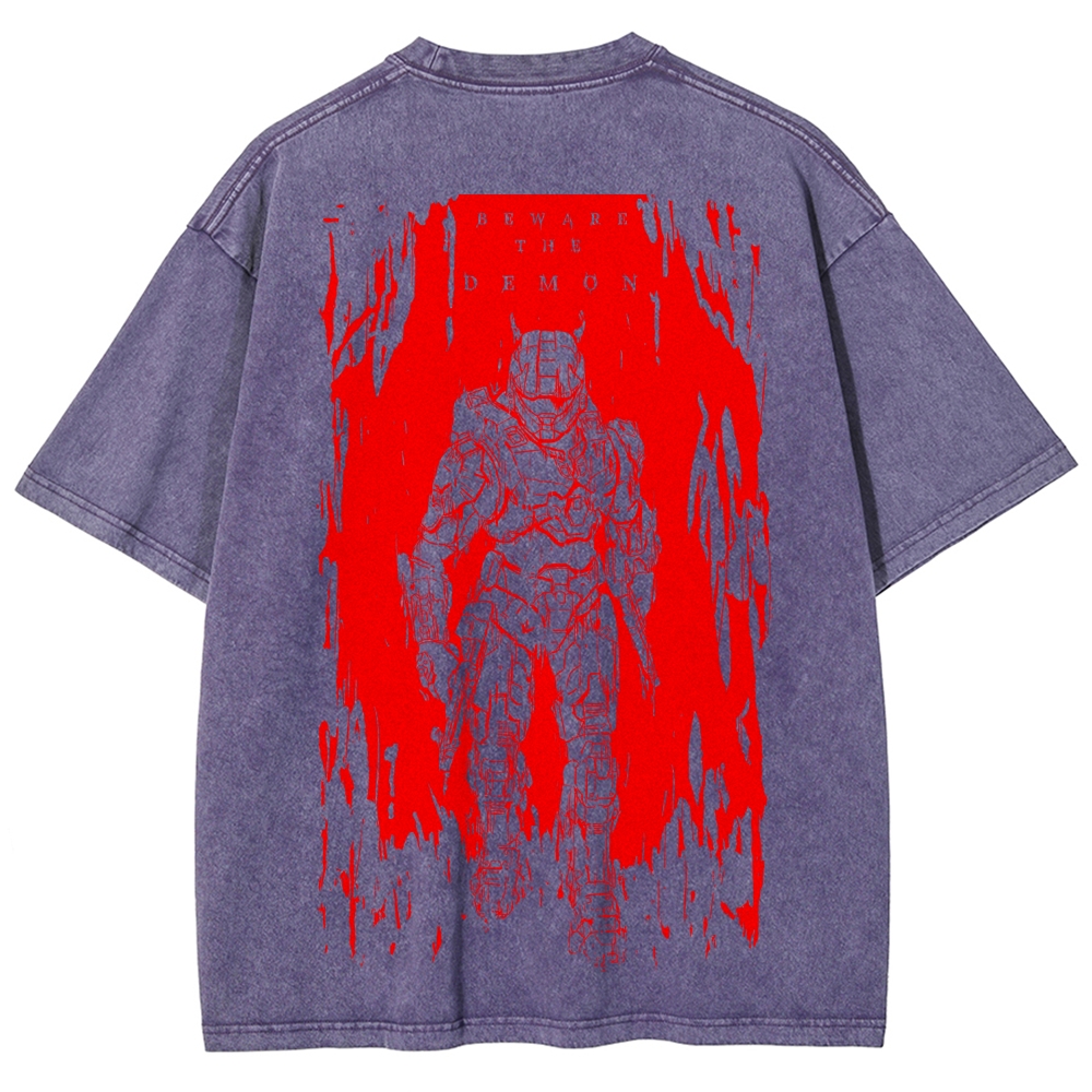 DOOM Unisex Fit Washed T-Shirt 2603017153