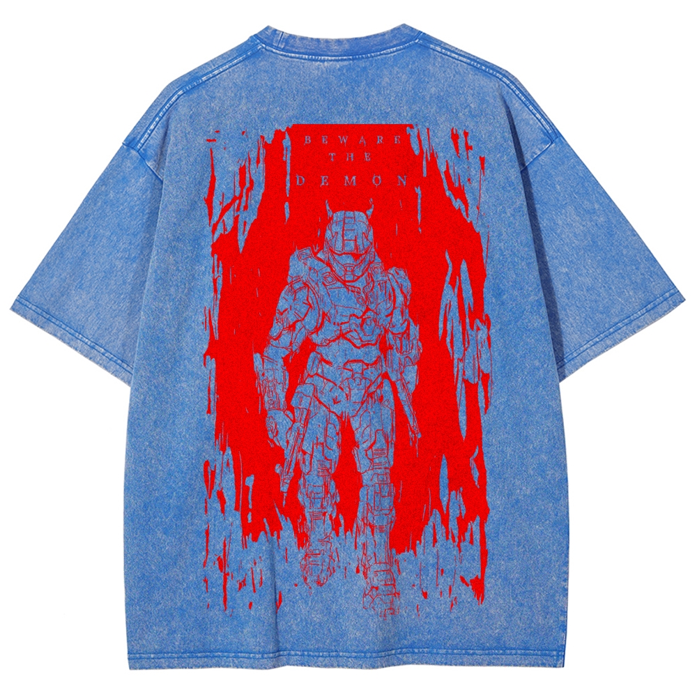 DOOM Unisex Fit Washed T-Shirt 2603017153