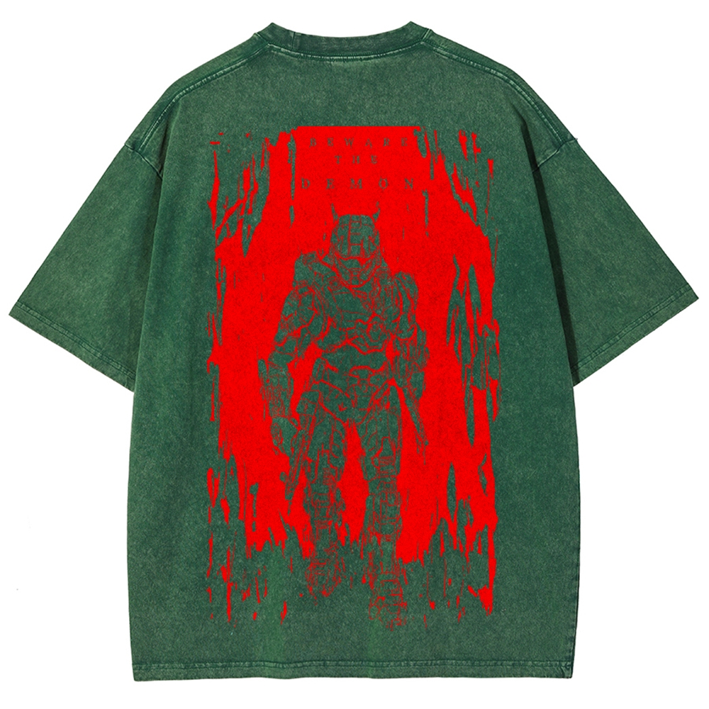 DOOM Unisex Fit Washed T-Shirt 2603017153