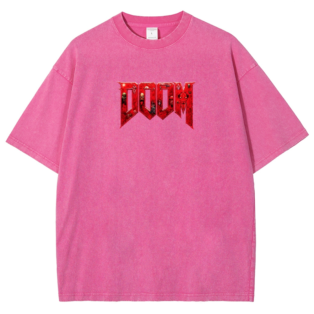 DOOM Unisex Fit Washed T-Shirt 2603017153