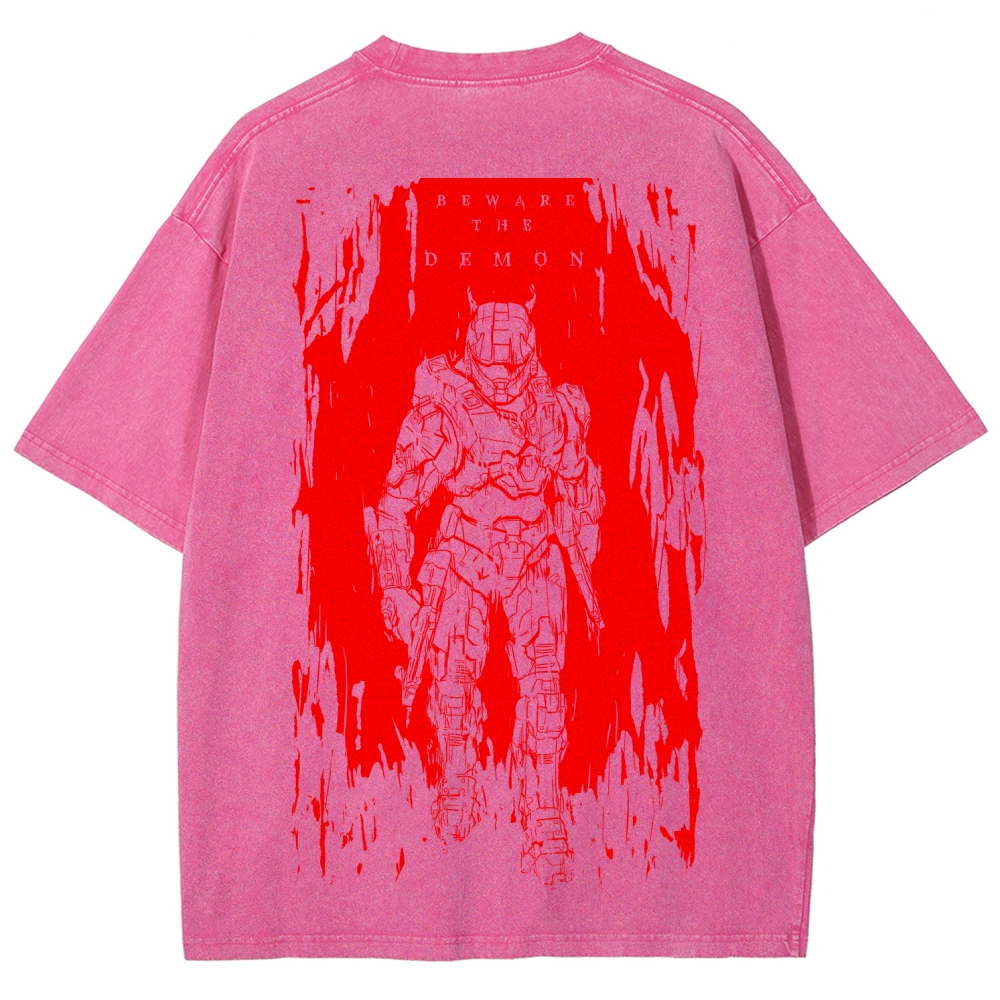 DOOM Unisex Fit Washed T-Shirt 2603017153