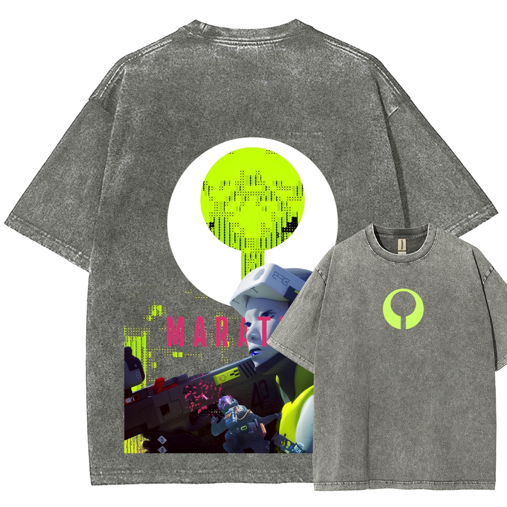 Marathon Unisex Fit Washed T-Shirt 2603017733