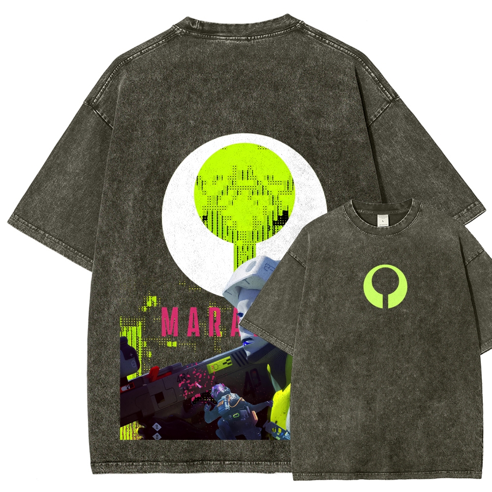 Marathon Unisex Fit Washed T-Shirt 2603017733