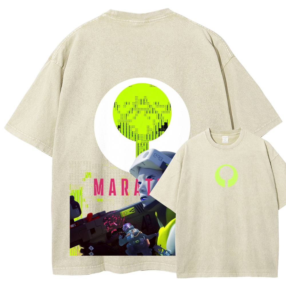 Marathon Unisex Fit Washed T-Shirt 2603017733