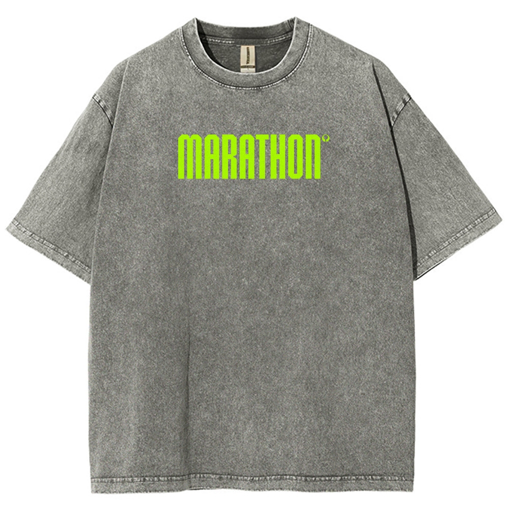 Marathon Unisex Fit Washed T-Shirt 2603017735