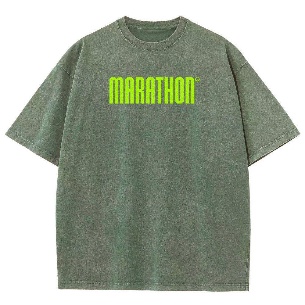 Marathon Unisex Fit Washed T-Shirt 2603017735