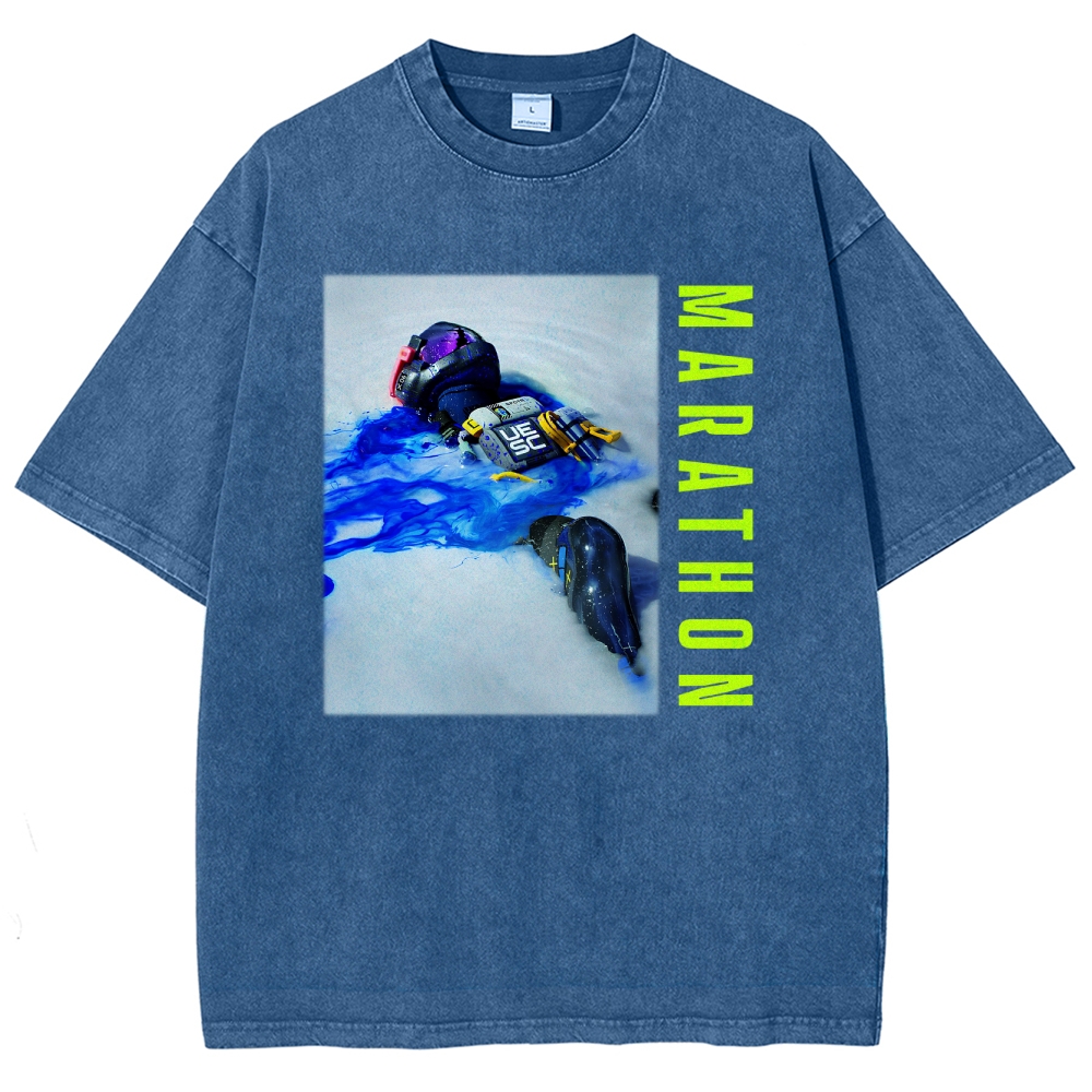 Marathon Unisex Fit Washed T-Shirt 2603017737