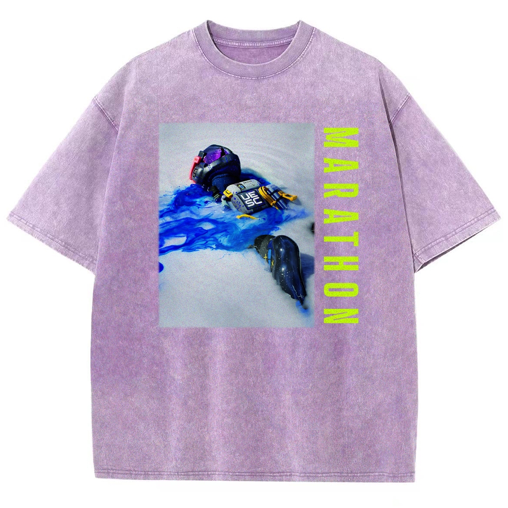 Marathon Unisex Fit Washed T-Shirt 2603017737