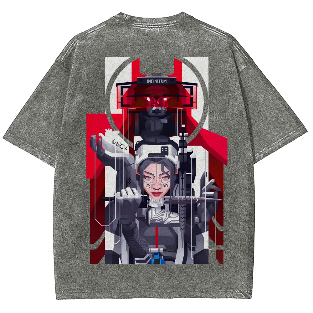 Marathon Unisex Fit Washed T-Shirt 2603017744