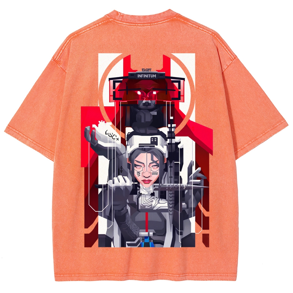 Marathon Unisex Fit Washed T-Shirt 2603017744