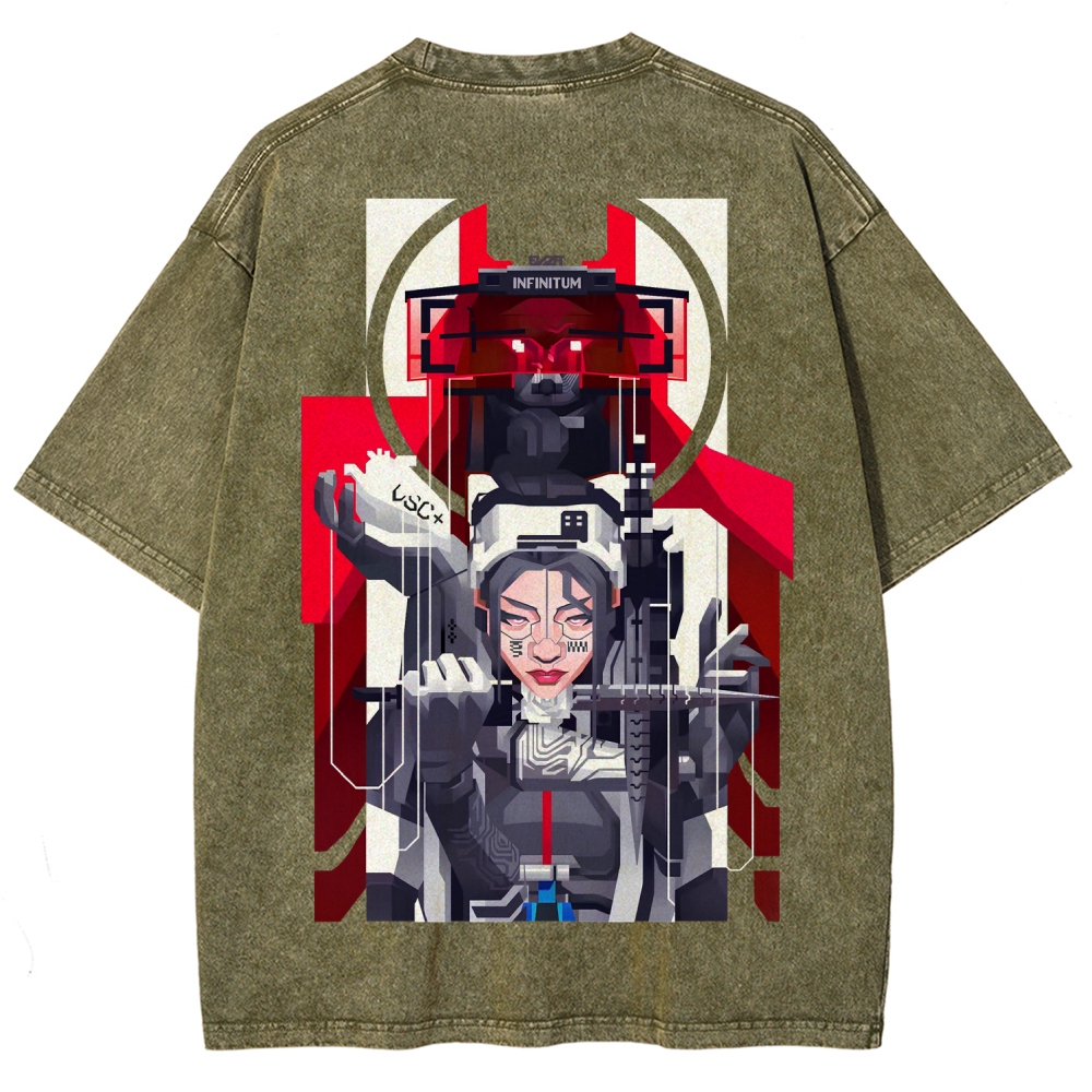 Marathon Unisex Fit Washed T-Shirt 2603017744