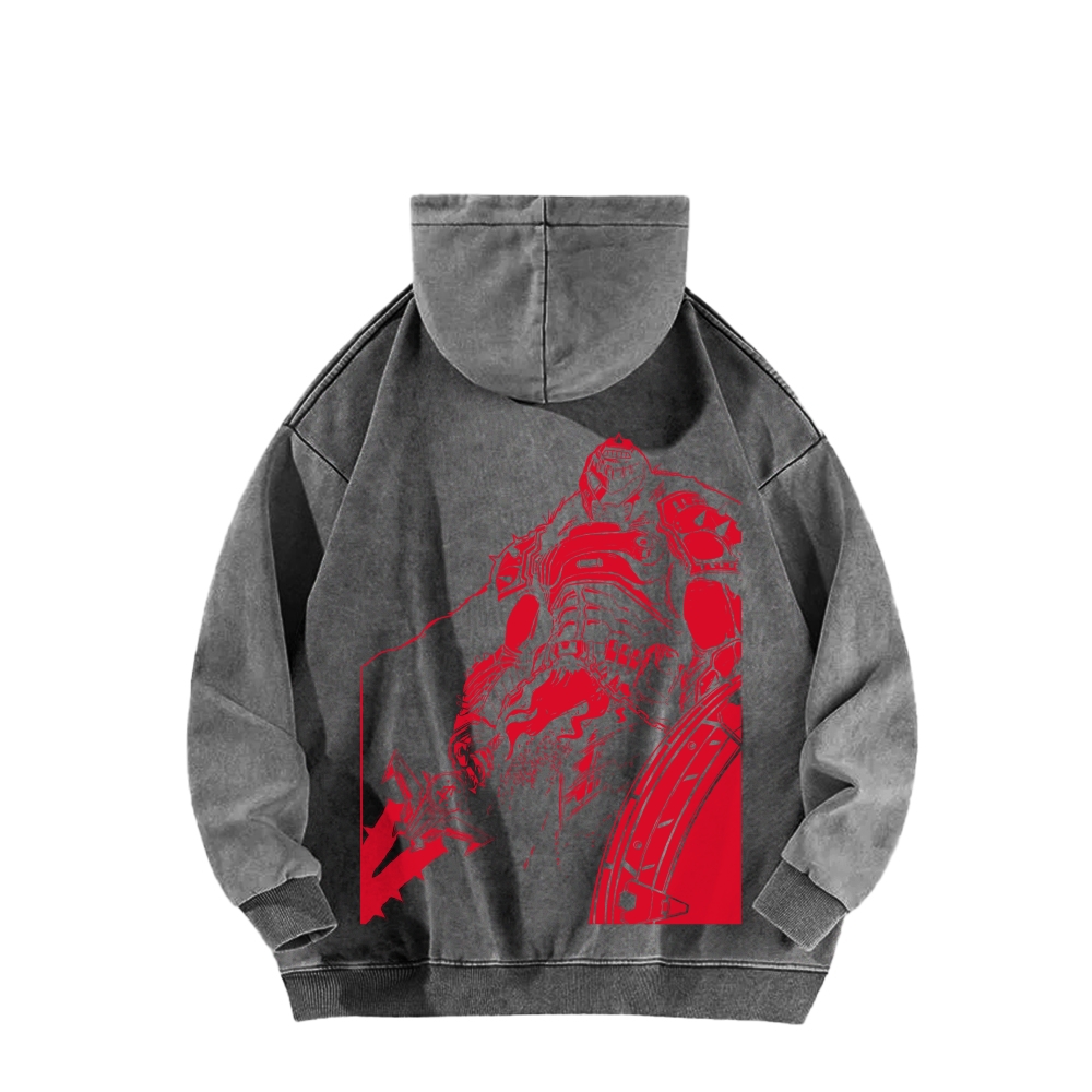DOOM Unisex Washed Hoodie 2603018501