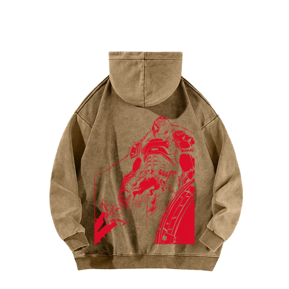 DOOM Unisex Washed Hoodie 2603018501