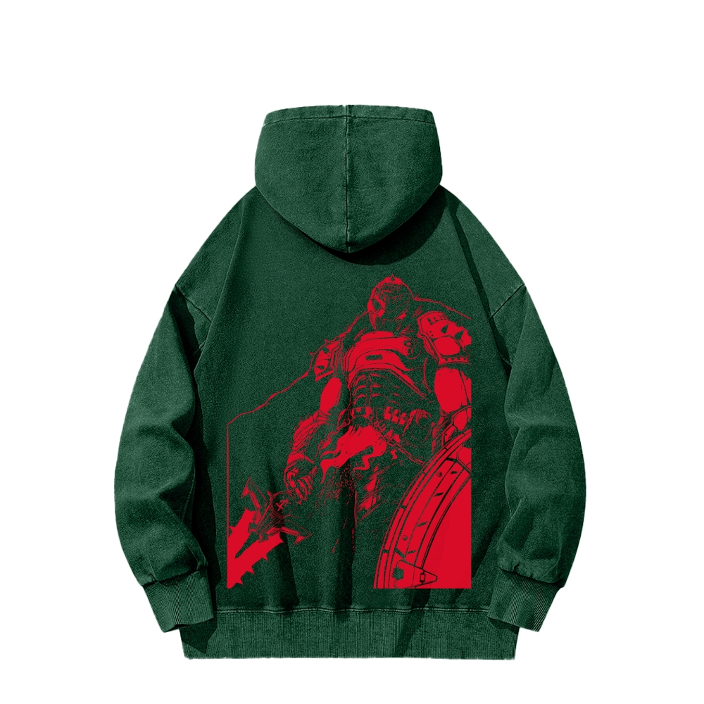DOOM Unisex Washed Hoodie 2603018501