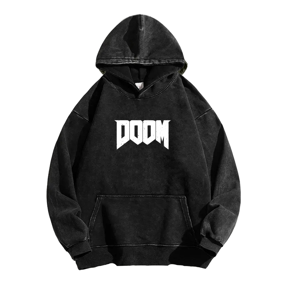 DOOM Unisex Washed Hoodie 2603018514