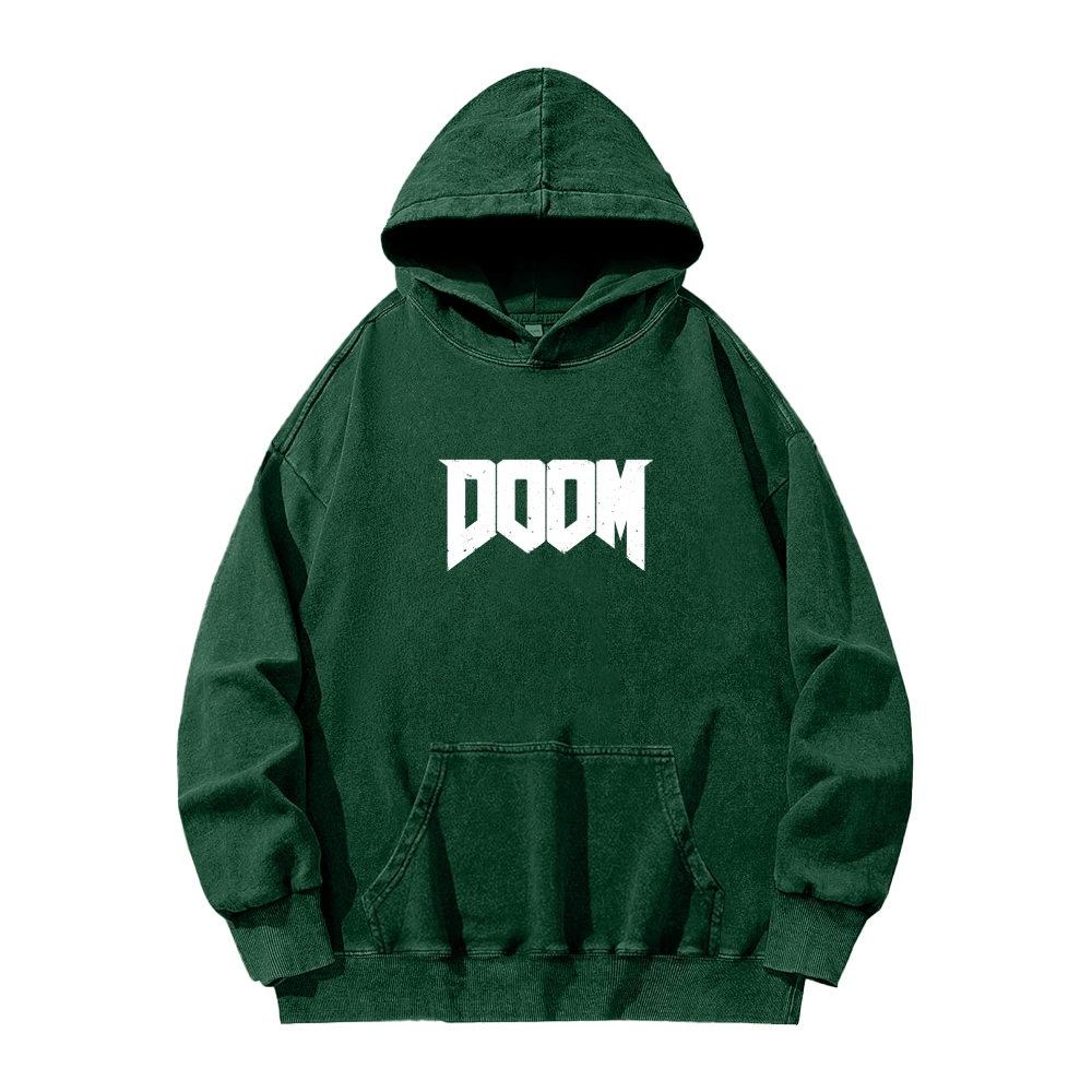 DOOM Unisex Washed Hoodie 2603018514