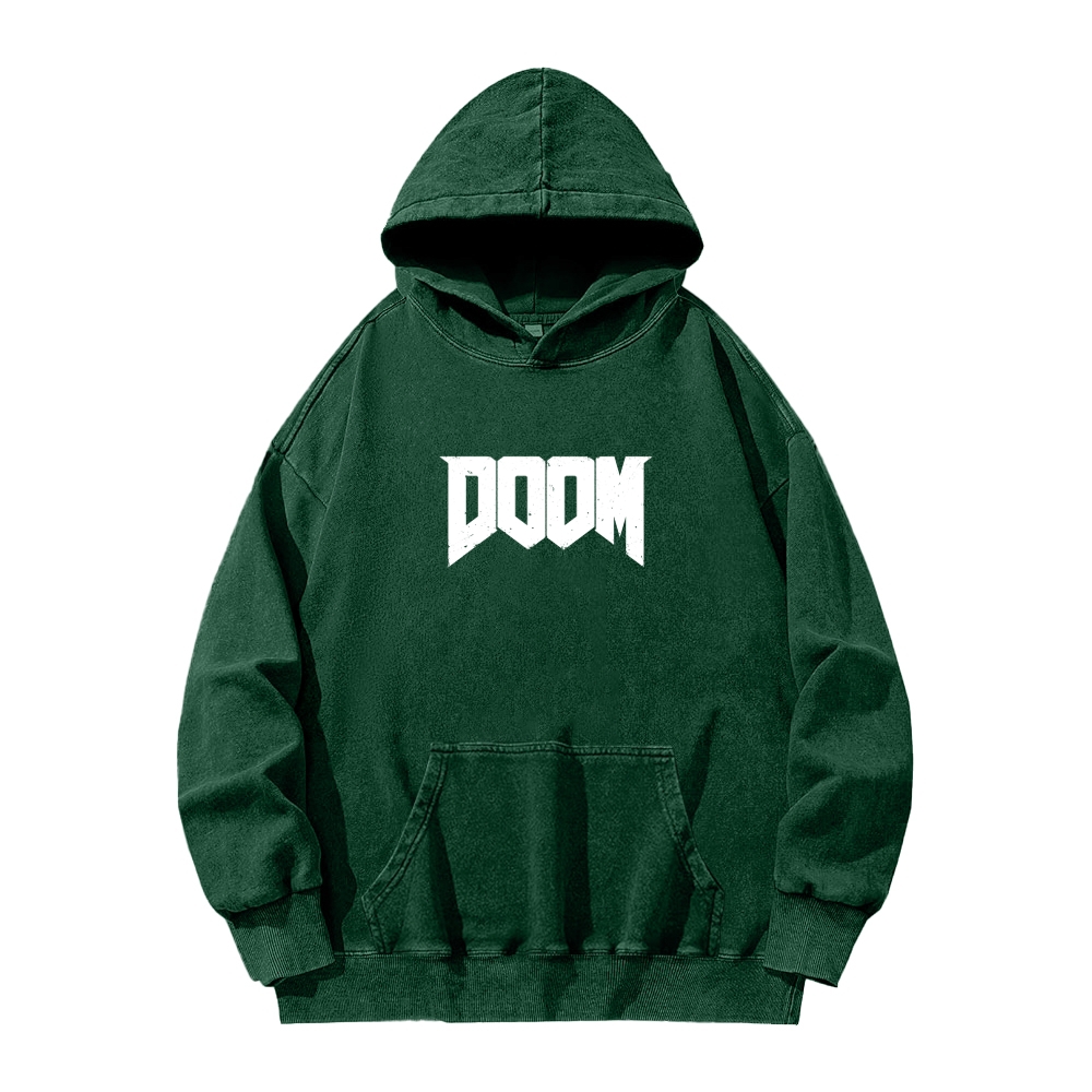DOOM Unisex Washed Hoodie 2603018518