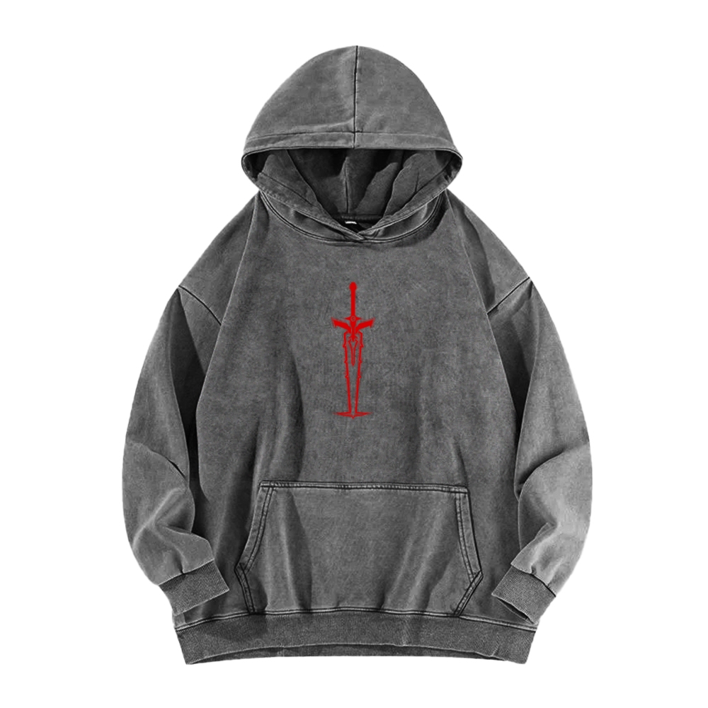 DOOM Unisex Washed Hoodie 2603018523