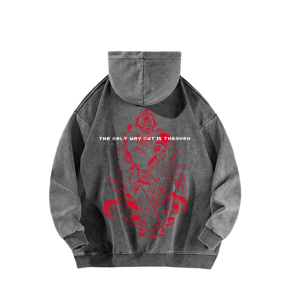 DOOM Unisex Washed Hoodie 2603018523