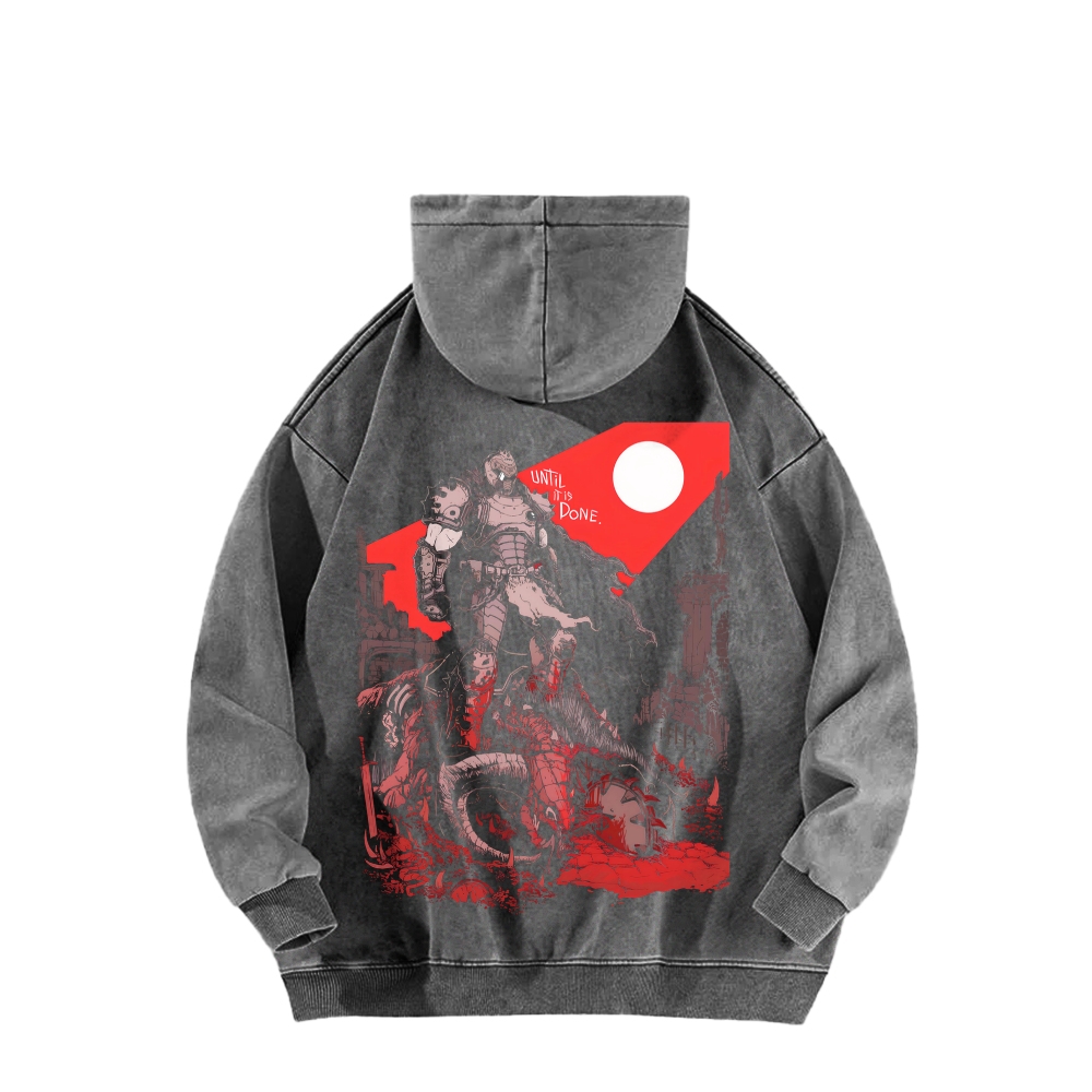 DOOM Unisex Washed Hoodie 2603018525