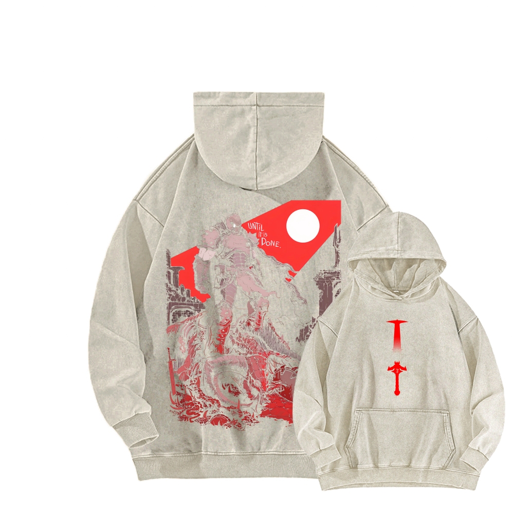 DOOM Unisex Washed Hoodie 2603018525