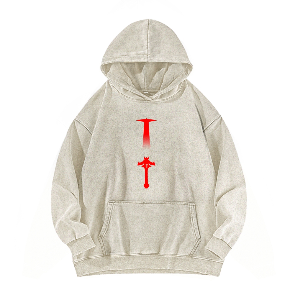 DOOM Unisex Washed Hoodie 2603018525