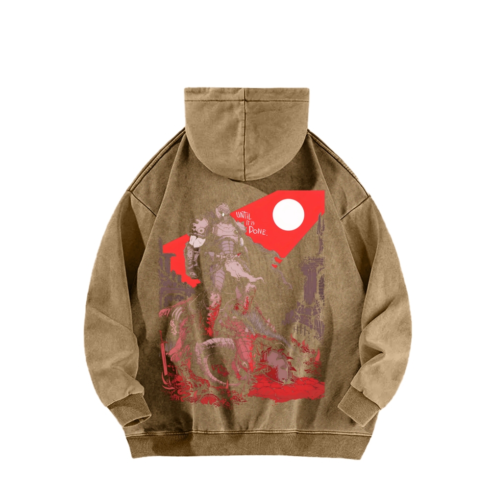 DOOM Unisex Washed Hoodie 2603018525