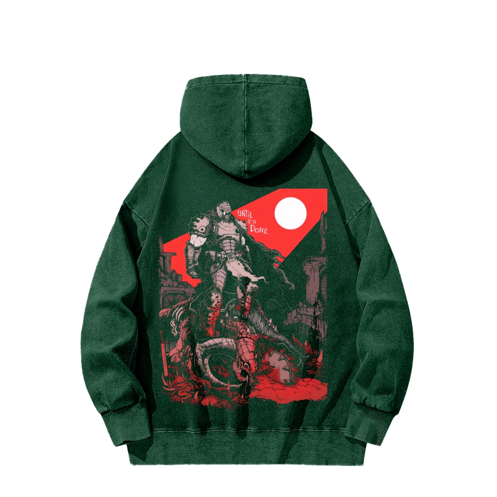 DOOM Unisex Washed Hoodie 2603018525
