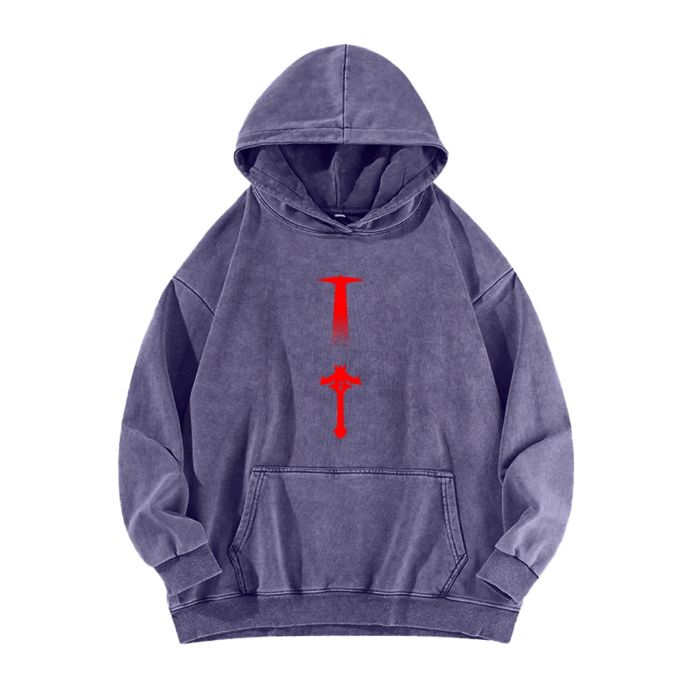 DOOM Unisex Washed Hoodie 2603018525