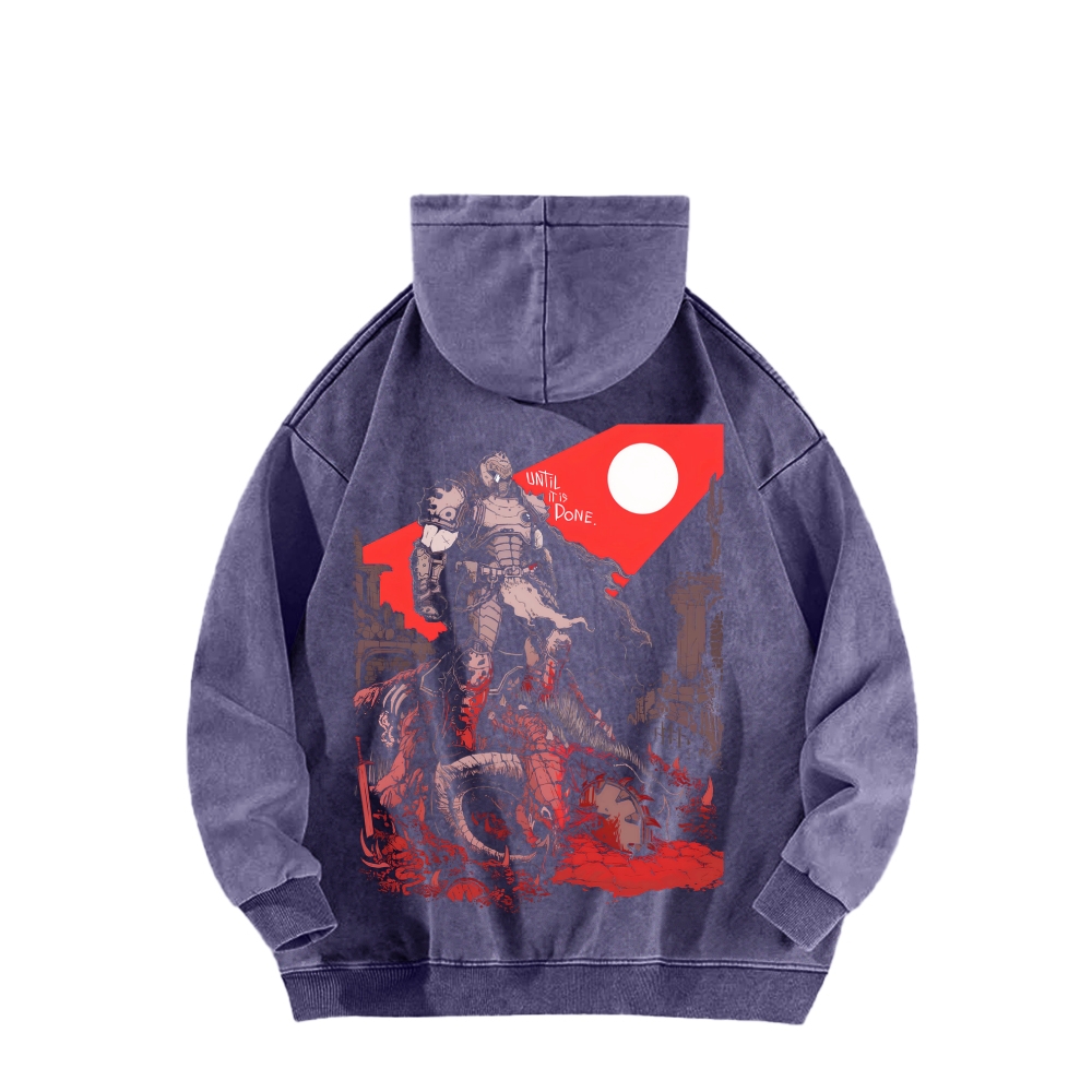 DOOM Unisex Washed Hoodie 2603018525