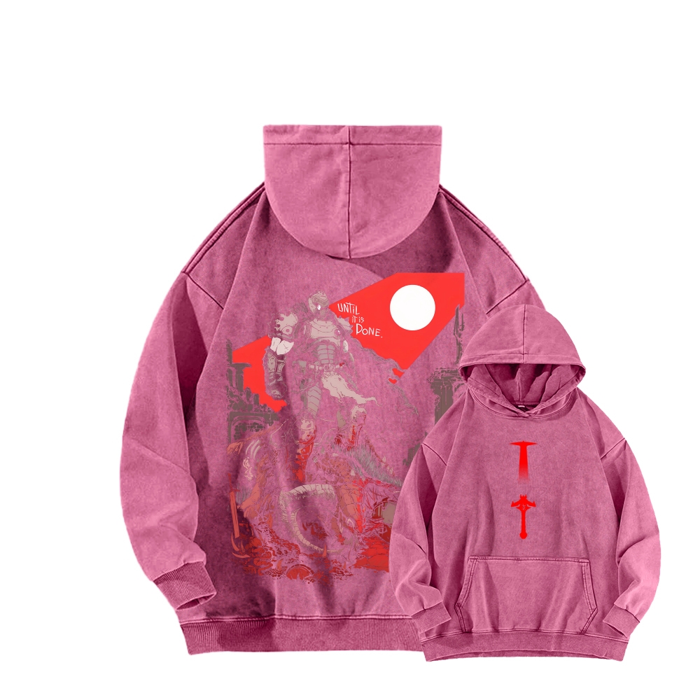 DOOM Unisex Washed Hoodie 2603018525