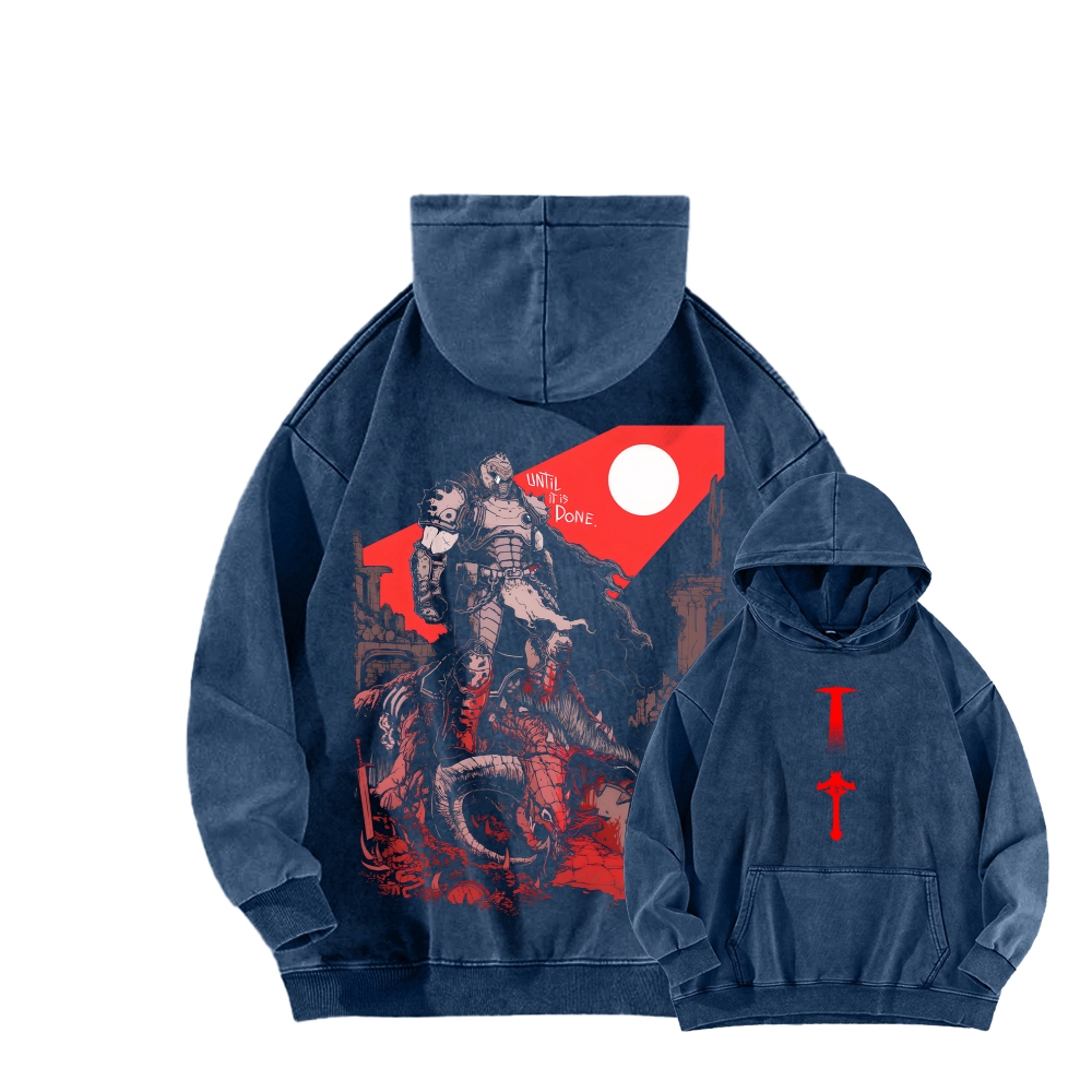 DOOM Unisex Washed Hoodie 2603018525