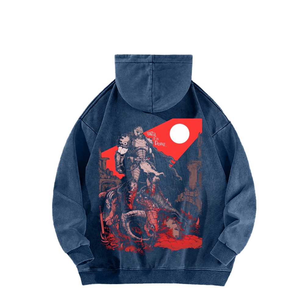 DOOM Unisex Washed Hoodie 2603018525