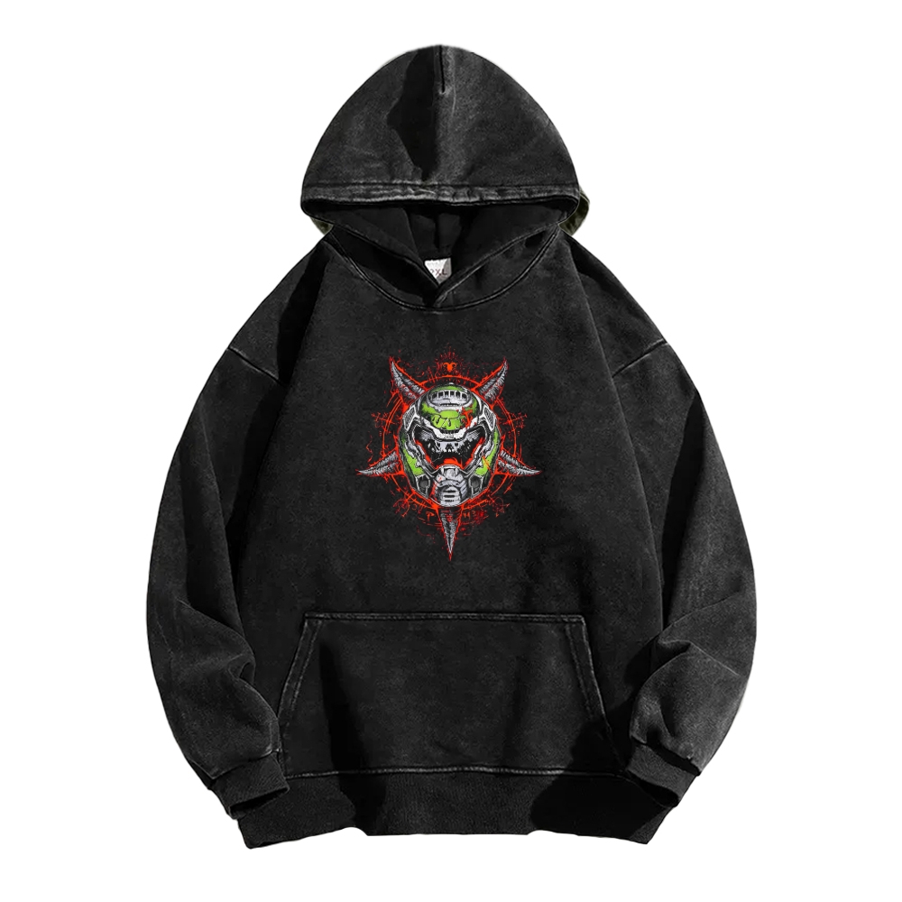 DOOM Unisex Washed Hoodie 2603018531