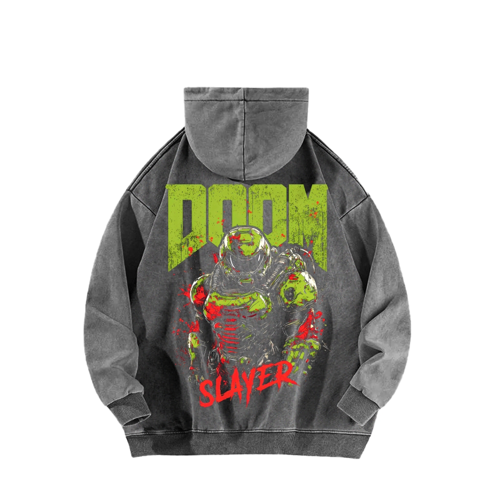 DOOM Unisex Washed Hoodie 2603018531