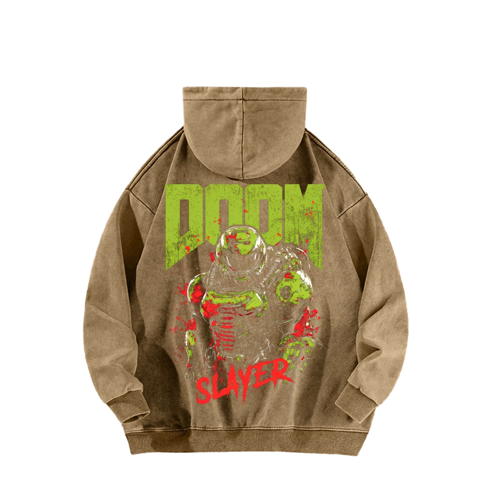 DOOM Unisex Washed Hoodie 2603018531